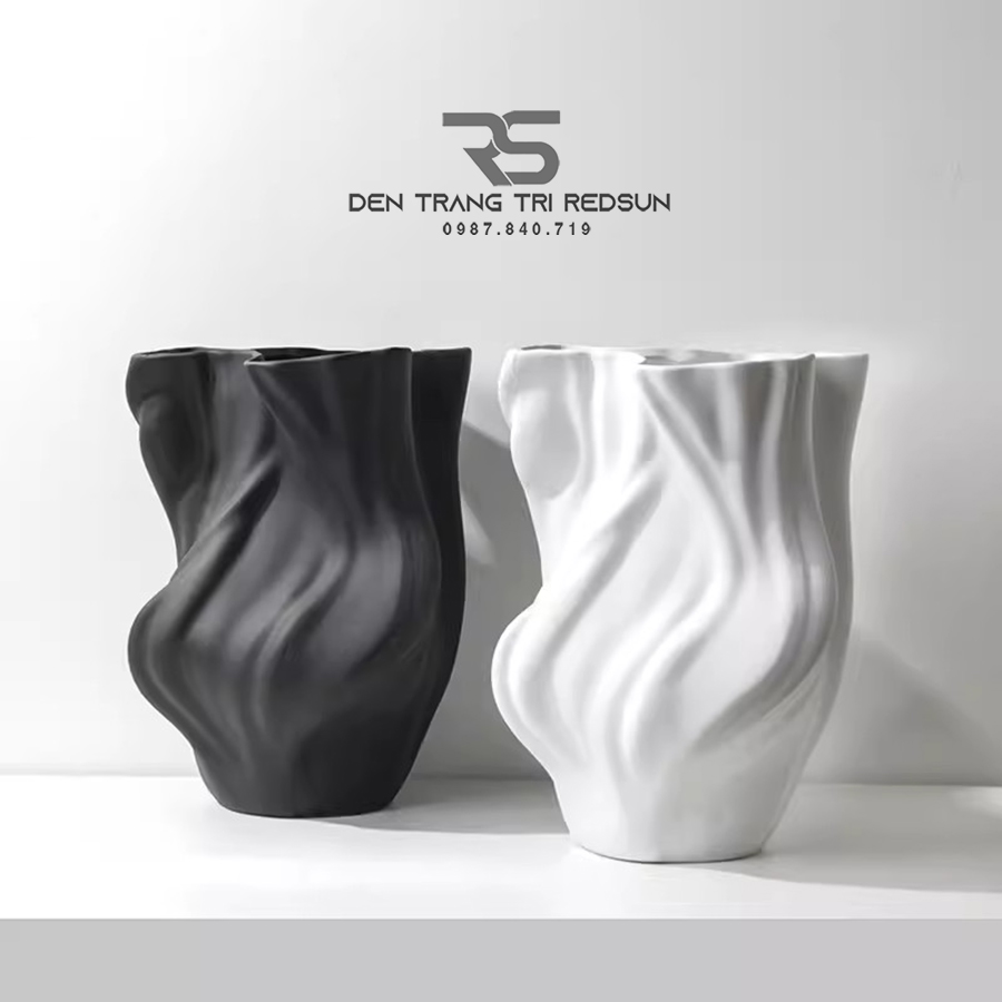 Bình Hoa Nghệ Thuật Phong Cách Bắc Âu Trang Trí Phòng Khách, Phòng Ngủ, Phòng Ăn DDC-ZG001