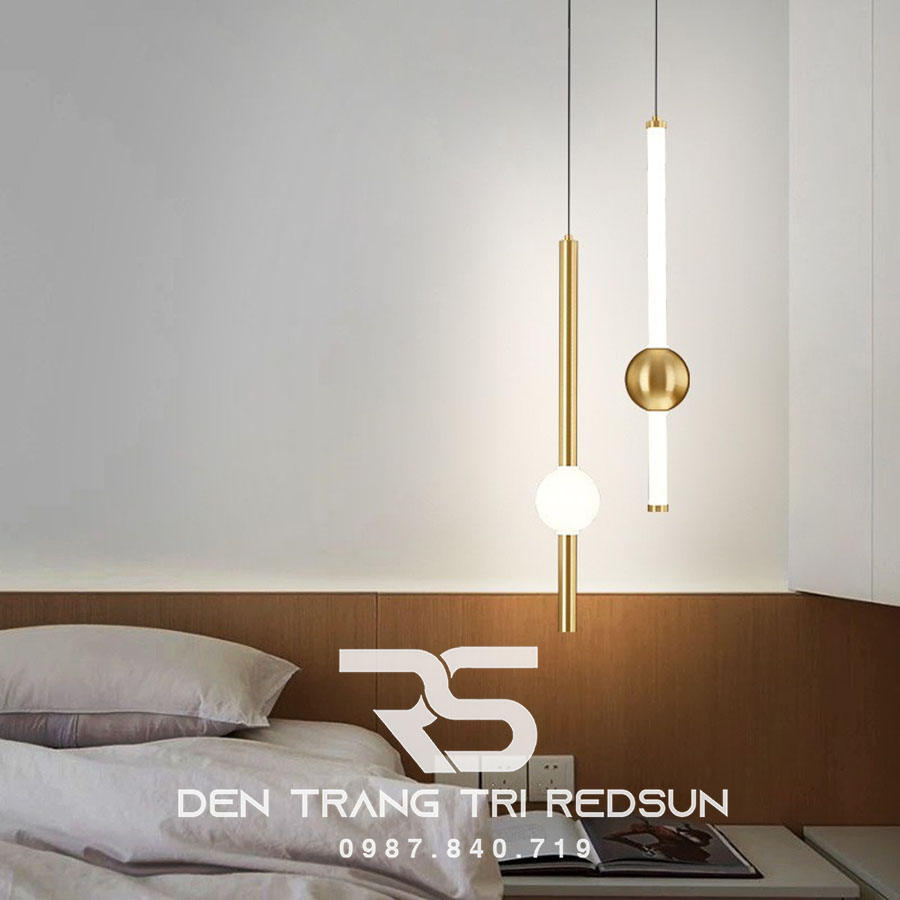 Đèn Thả Phòng Khách, Phòng Ngủ, Bàn Ăn Hiện Đại Phong Cách Bắc Âu Choá Thuỷ Tinh CDT-T008