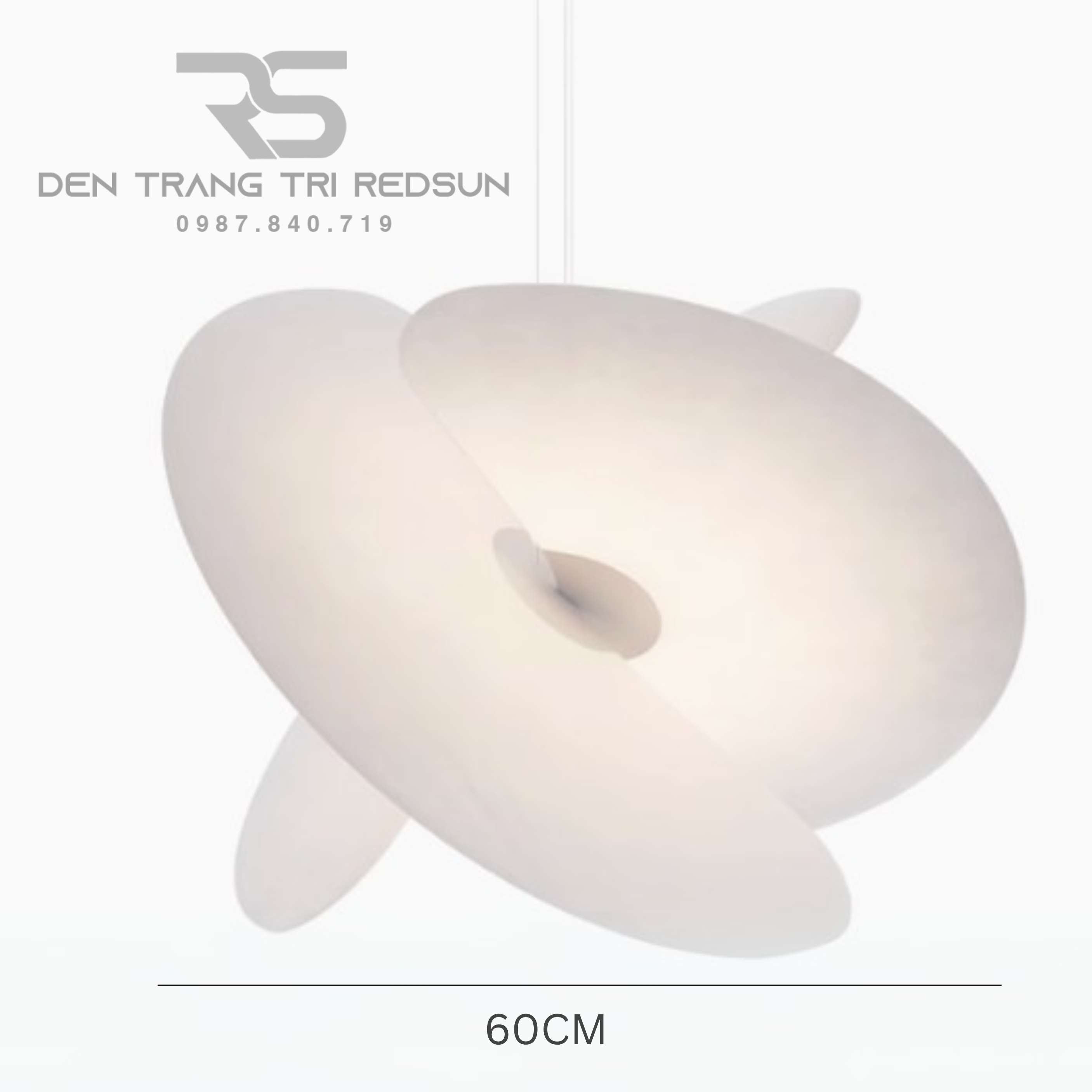 Đèn Chùm Trang Trí Phòng Khách Phòng Ngủ Phòng Ăn Ba Lá Phong Cách Bắc Âu DC-T095