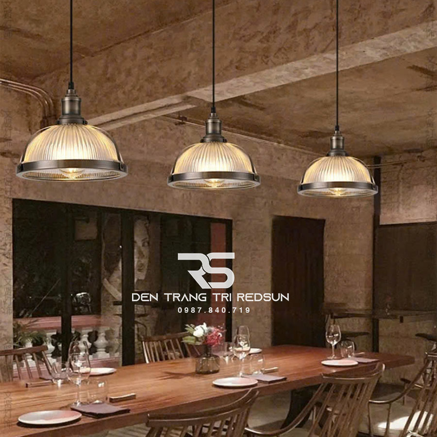 Đèn Thả Trang Trí Bàn Ăn, Bàn Đảo, Quán Cà Phê Phong Cách Retro CDT-1036