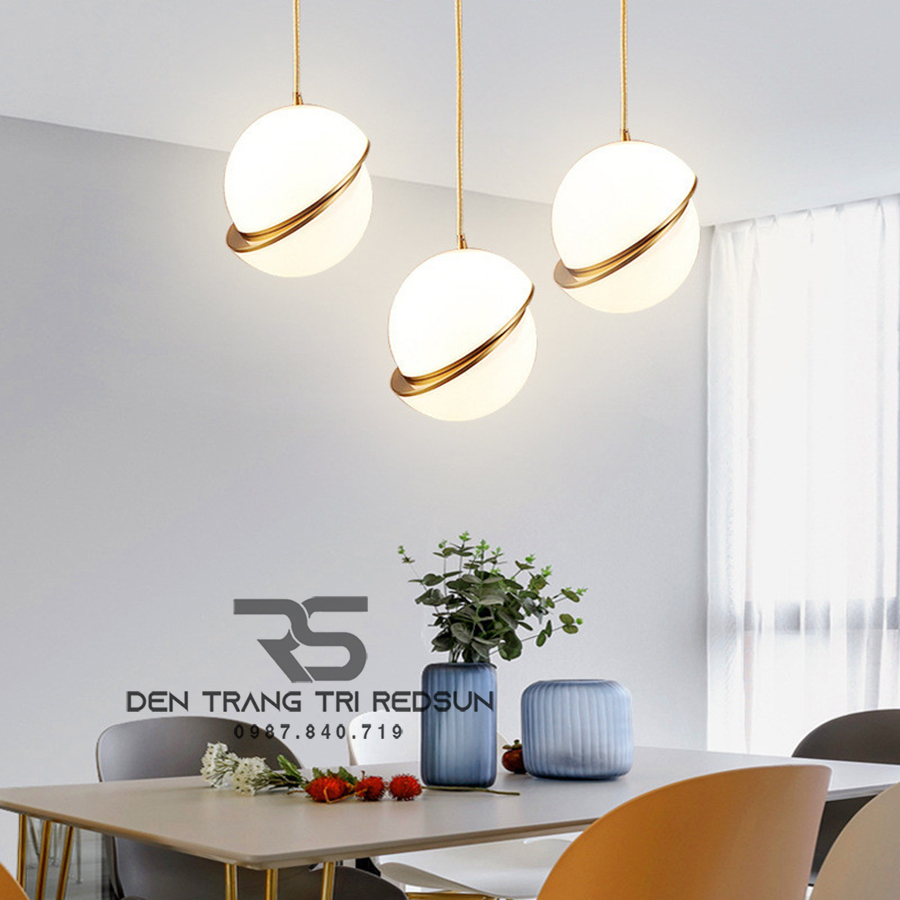 Đèn Thả Bàn Ăn Hiện Đại Phong Cách Bắc Âu Choá Acrylic CDT-L003