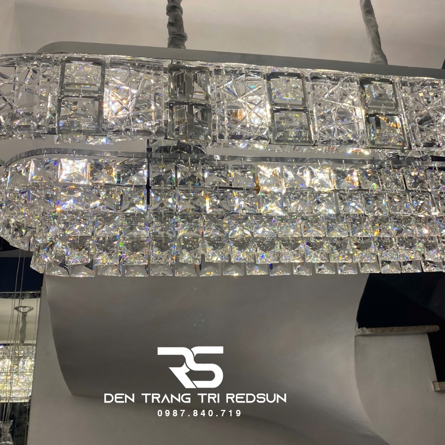 Đèn Chùm Pha Lê Hiện Đại Trang Trí Phòng Khách, Phòng Ăn, Sảnh Chờ DCP-010