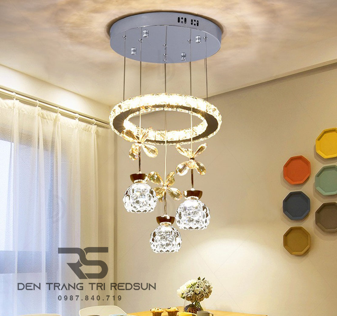 Đèn Thả Pha Lê Phòng Khách, Phòng Ngủ, Bàn Ăn Hiện Đại TPL050