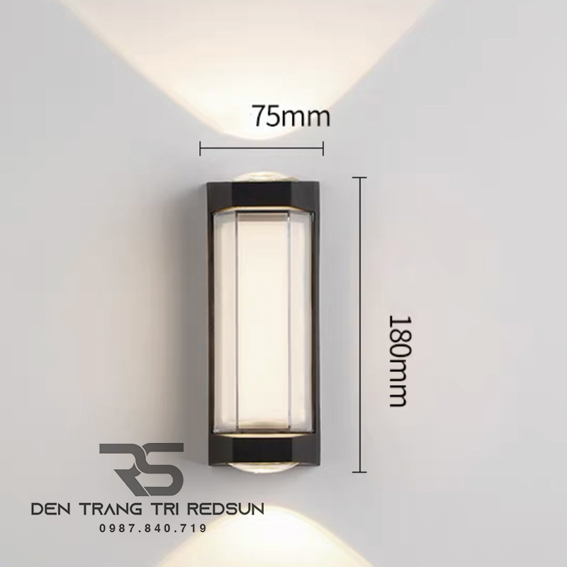 Đèn Led Tường Trang Trí Ngoài Trời, Phòng Khách, Phòng Ngủ, Cầu Thang Hiện Đại DT-C6546