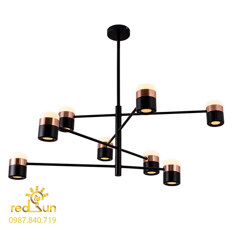 Đèn chùm Nordic thân xoay chóa trụ DC-T016