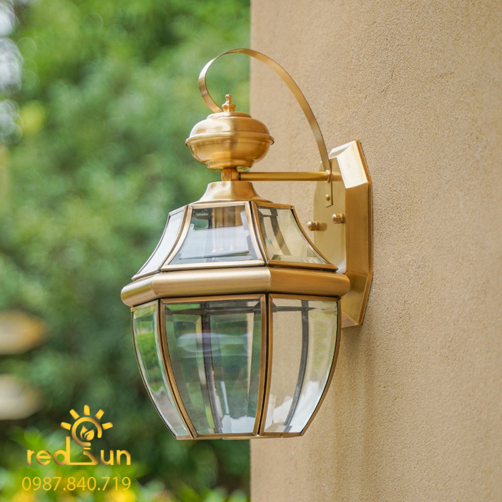 Đèn Tường Chùa Đồng Lắp Ngoài Trời DT-C0600