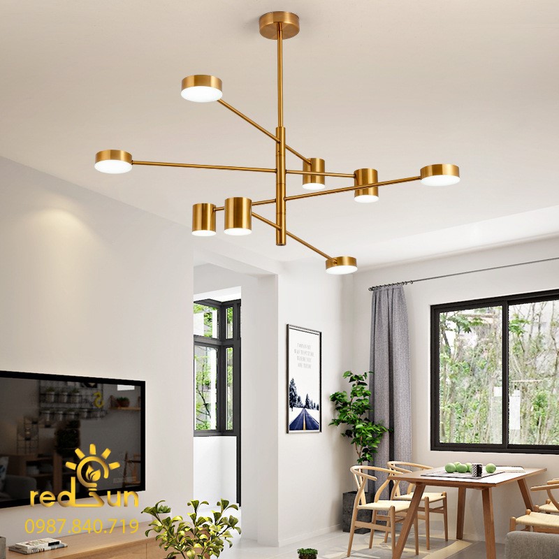 Đèn chùm Nordic thân xoay chóa rọi DC-T013