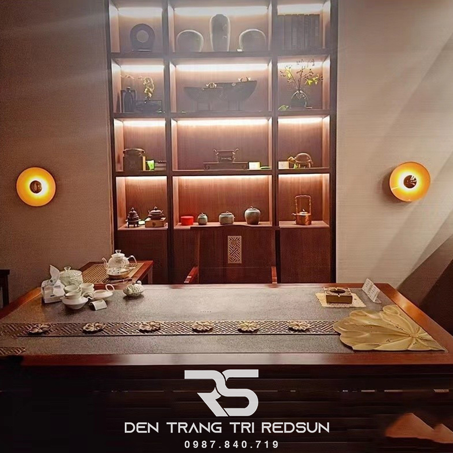 Đèn Tường Trang Trí Phòng Khách, Phòng Ngủ, Cầu Thang Hình Đĩa Bay Phong Cách Bắc Âu  DT-124