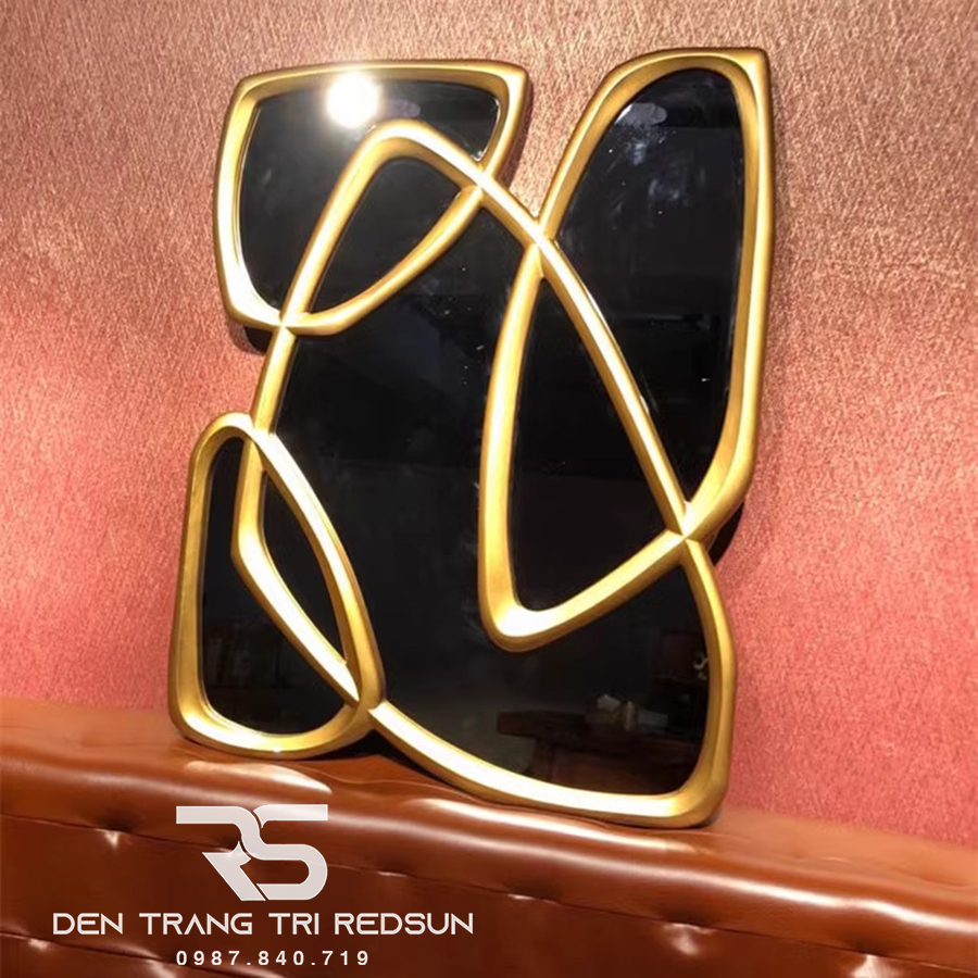 Gương Treo Tường Nghệ Thuật Trang Trí Phòng Khách, Phòng Ăn, Hành Lang Phong Cách Bắc Âu GDC-010