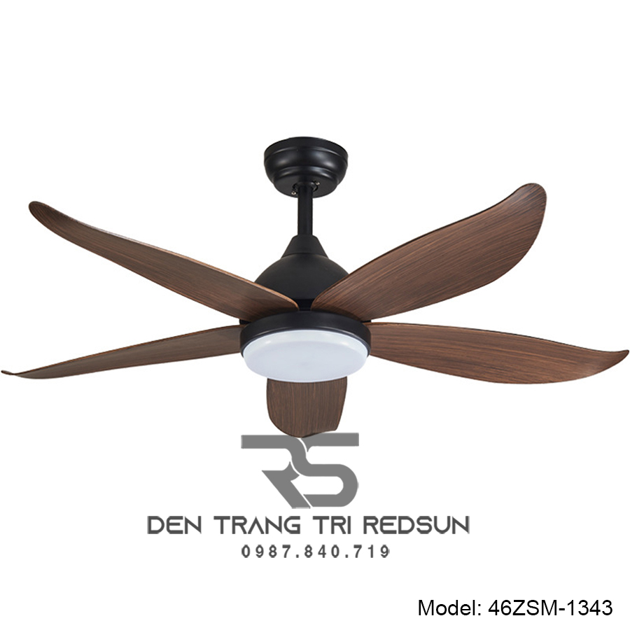 Quạt Trần Đèn Trang Trí Phòng Khách, Phòng Ngủ - 46ASM-1343
