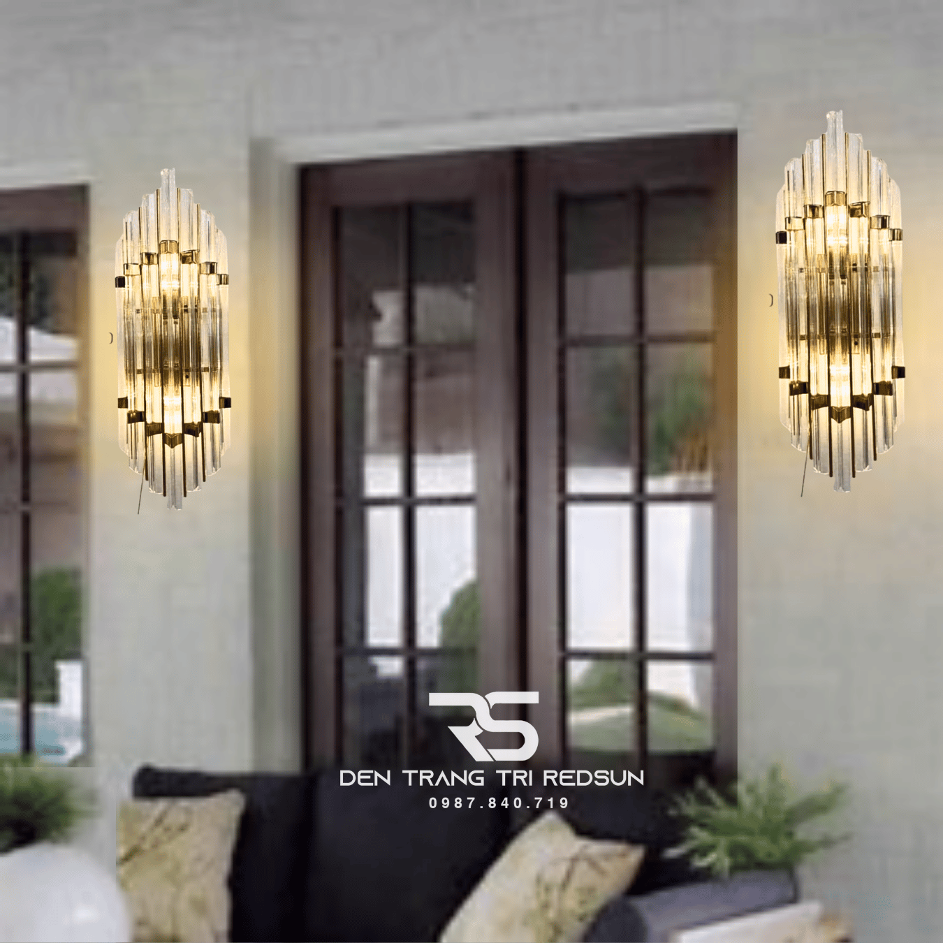 Đèn Tường Pha Lê Trang Trí Phòng Khách, Phòng Ngủ, Phòng Ăn Hiện Đại DT-C6625