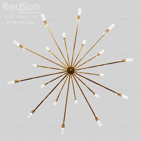 Đèn chùm trang trí nghệ thuật 20 tay R06