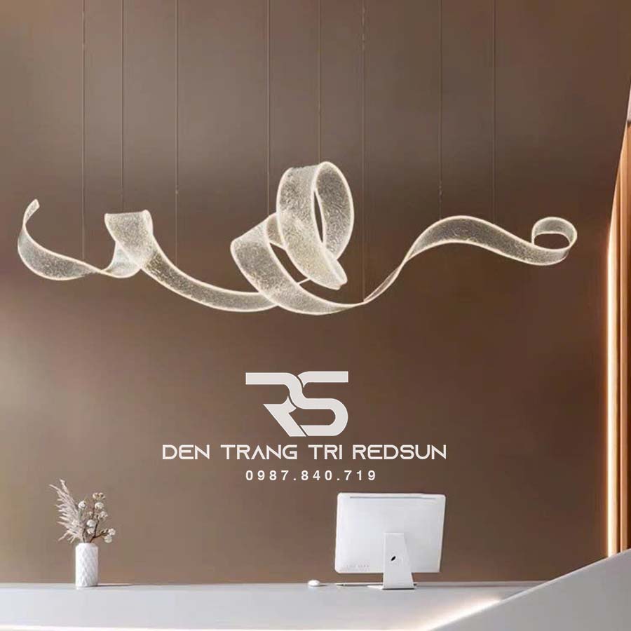 Đèn Thả Hiện Đại Dáng Dải Lụa Acrylic Kiểu Mới Phong Cách Bắc Âu DC-T104