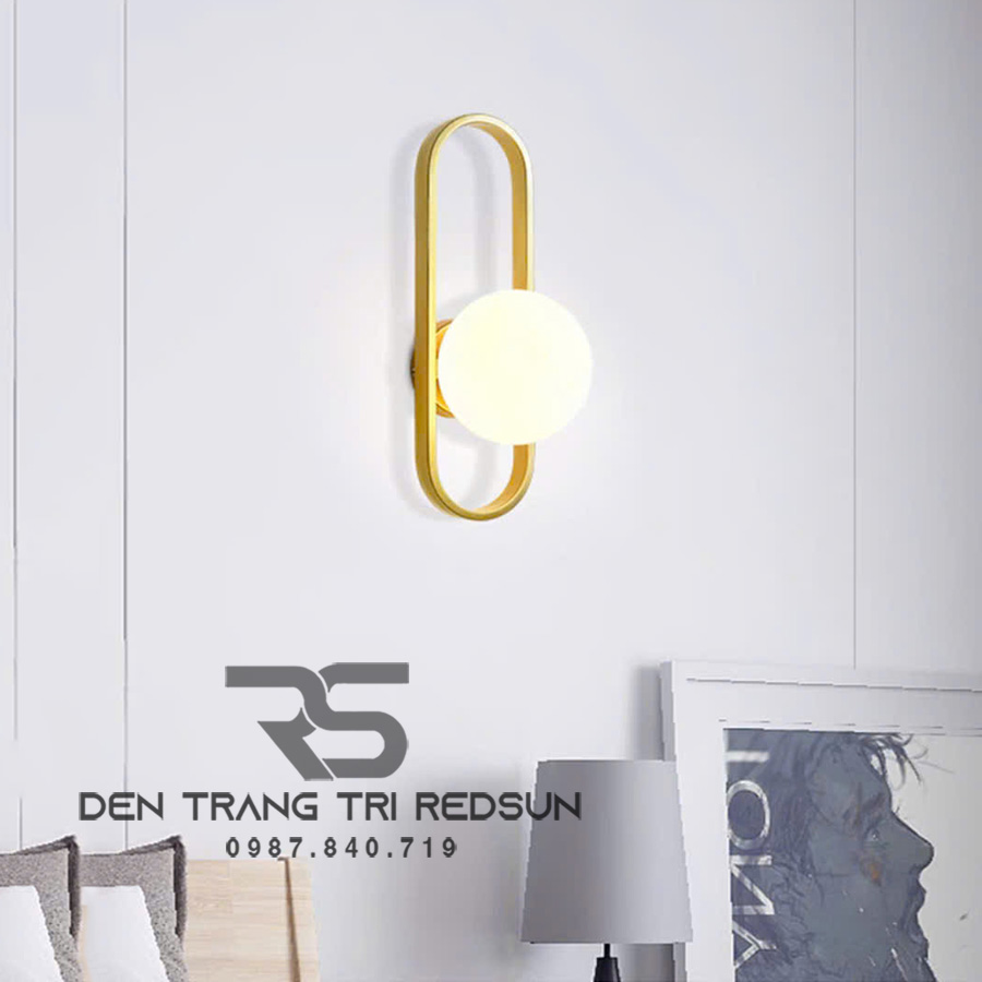 Đèn Tường Trang Trí Phòng Khách, Cầu Thang Chao Thuỷ Tinh DT-109