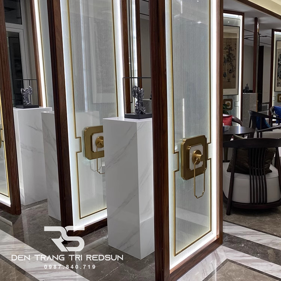 Bệ Đá Cẩm Thạch Nhân Tạo Trang Trí Nội Thất Phong Cách Bắc Âu - BTT