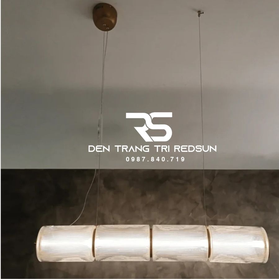 Đèn Thả Hiện Đại Ống Thủy Tinh Trang Trí Bàn Ăn, Nhà Hàng, Khách Sạn Phong Cách Bắc Âu DC-T117