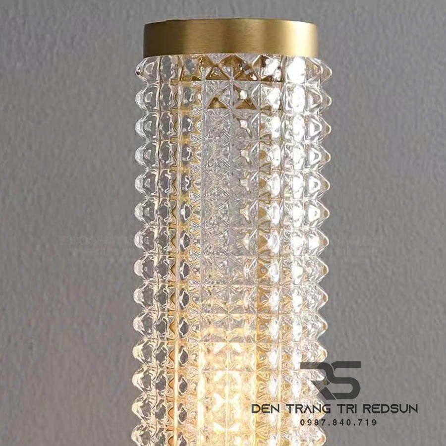 Đèn Tường Trang Trí Phòng Khách, Phòng Ngủ, Cầu Thang Phong Cách Bắc Âu Chất Liệu Pha Lê DTP-006