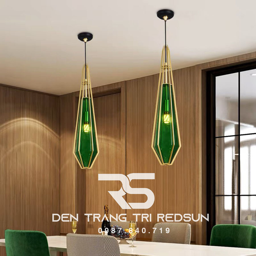 Đèn Thả Bàn Ăn Hiện Đại Phong Cách Bắc Âu Choá Thuỷ Tinh CDT-T006
