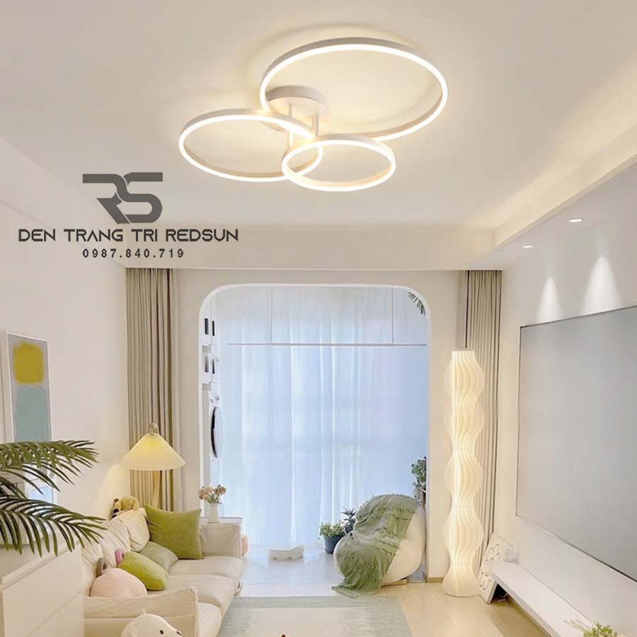 Đèn Mâm Ốp Trần Phòng Khách, Phòng Ngủ Hiện Đại MN345