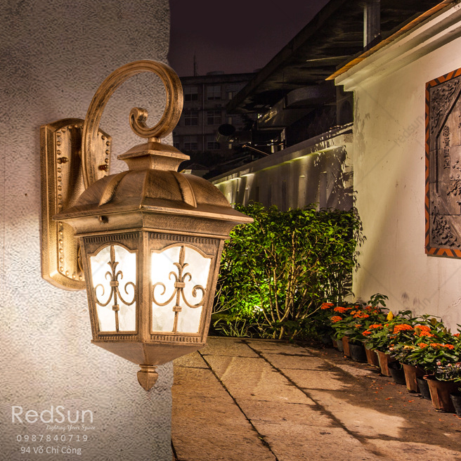 Đèn Tường Chùa Hợp Kim Lắp Ngoài Trời DT-C0104
