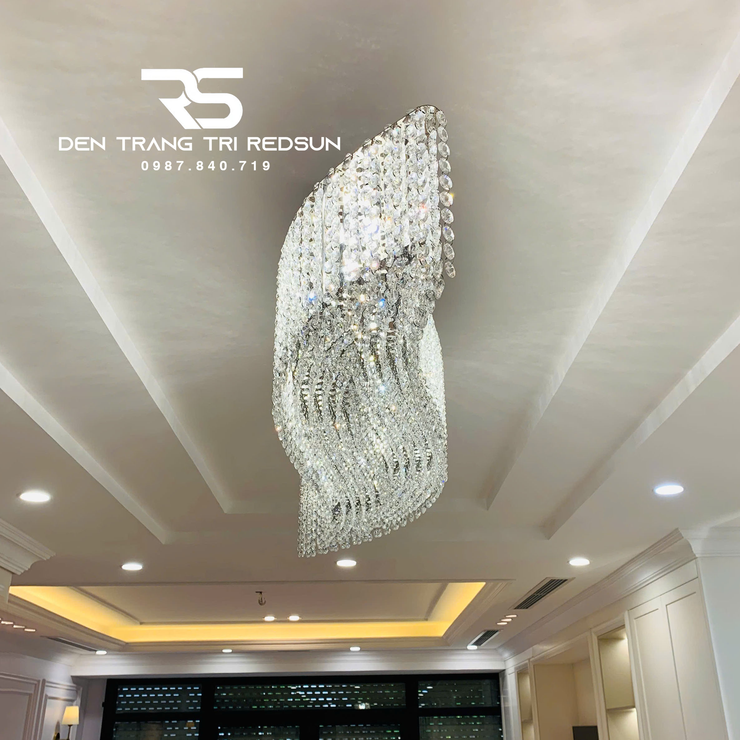 Đèn Thả Pha Lê Phòng Khách, Phòng Ngủ, Bàn Ăn Hiện Đại TPL077