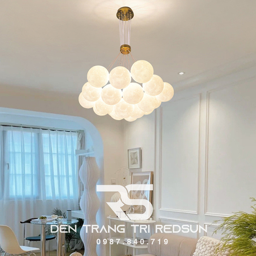 Đèn Chùm Phòng Khách Hiện Đại Bắc Âu Bong Bóng DC-L057