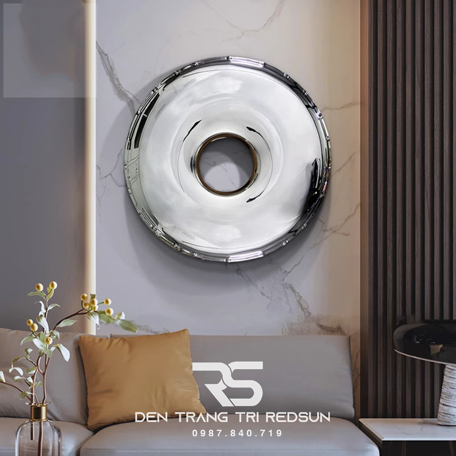 Gương Treo Tường Nghệ Thuật Trang Trí Phòng Khách, Phòng Ăn, Hành Lang Phong Cách Bắc Âu GDC-008