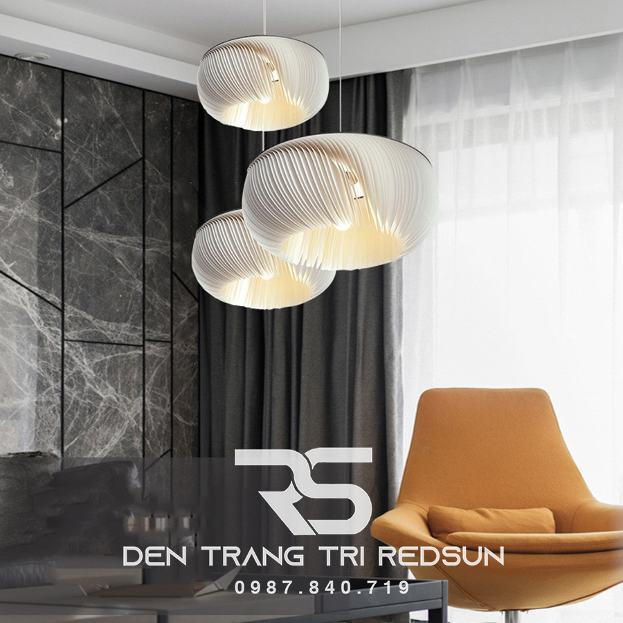Đèn Thả Trần Hiện Đại Phong Cách Bắc Âu Ngàn Lớp Chất Liệu Acrylic DC-L028
