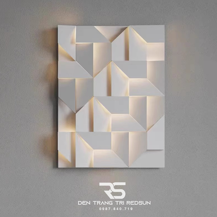 Tranh Đèn Treo Tường Nghệ Thuật Trang Trí Phòng Khách, Phòng Ngủ, Hành Lang Phong Cách Bắc Âu DDC-006