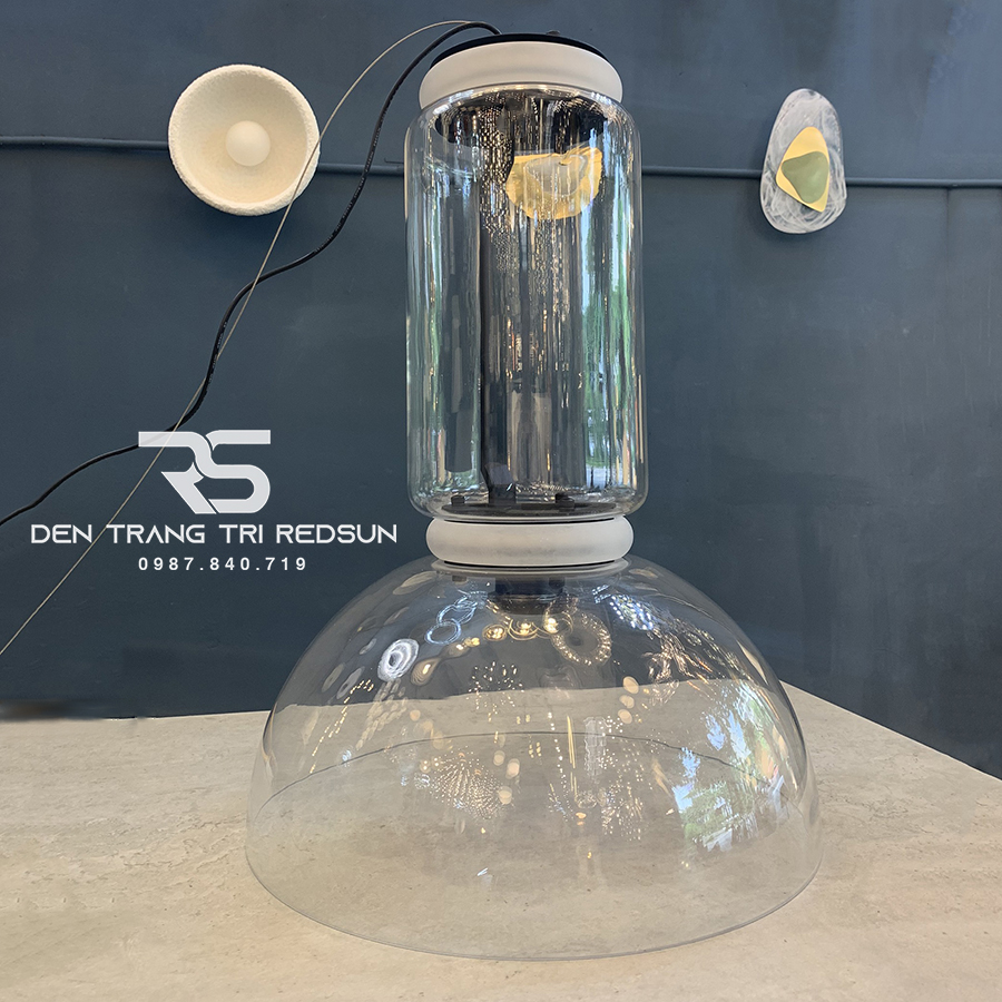 Đèn Thả Bàn Ăn Hiện Đại Phong Cách Italia Chóa Thủy Tinh CDT-T056