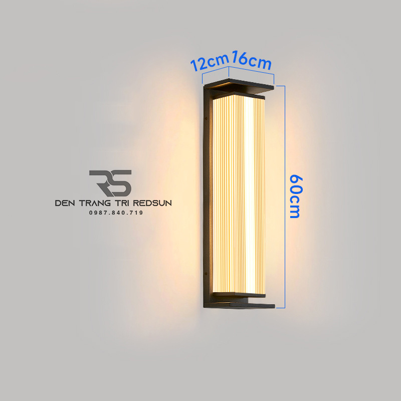 Đèn Tường Chống Nước Trang Trí Ngoài Trời Nhà Hàng, Khách Sạn, Biệt Thự, Nhà Ở DTOD-001
