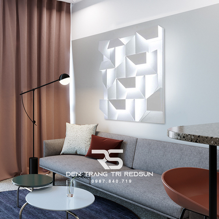 Tranh Đèn Treo Tường Nghệ Thuật Trang Trí Phòng Khách, Phòng Ngủ, Hành Lang Phong Cách Bắc Âu DDC-006