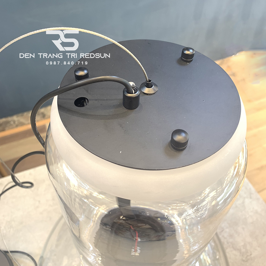 Đèn Thả Bàn Ăn Hiện Đại Phong Cách Italia Chóa Thủy Tinh CDT-T056