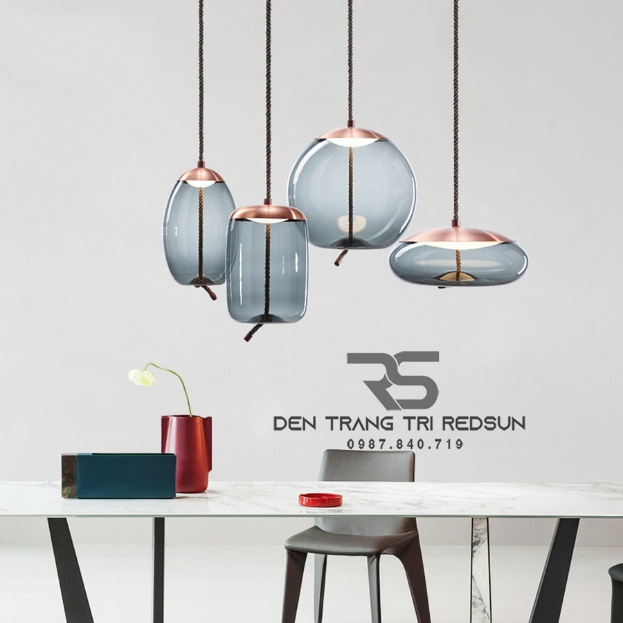 Đèn Thả Bàn Ăn Hiện Đại Bắc Âu Choá Thuỷ Tinh CDT-T032