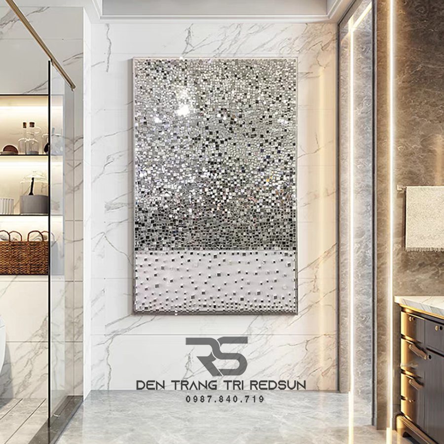 Gương Treo Tường Nghệ Thuật Trang Trí Phòng Khách, Phòng Ăn, Hành Lang Phong Cách Bắc Âu GDC-009