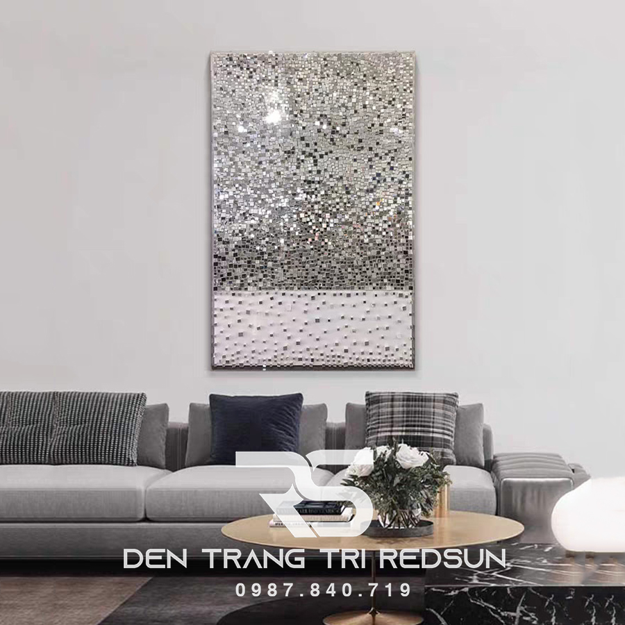 Gương Treo Tường Nghệ Thuật Trang Trí Phòng Khách, Phòng Ăn, Hành Lang Phong Cách Bắc Âu GDC-009