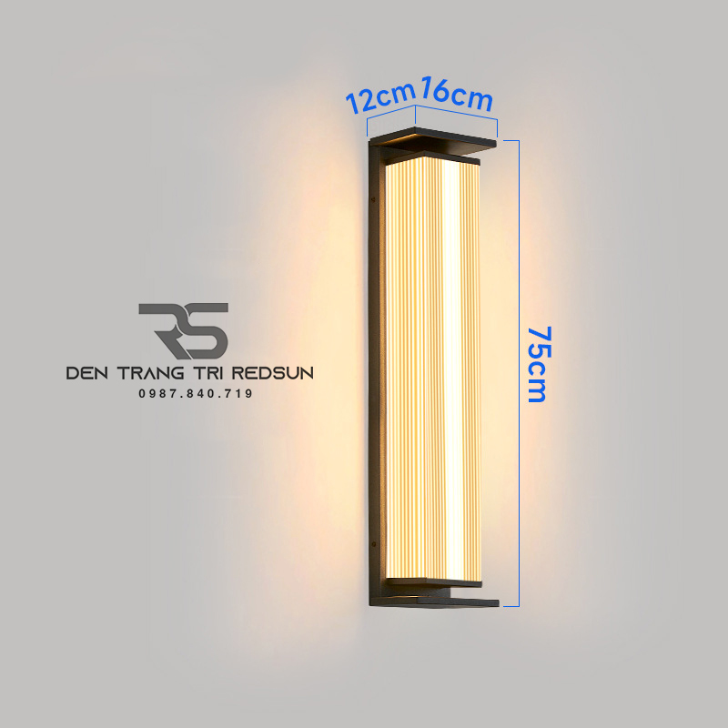 Đèn Tường Chống Nước Trang Trí Ngoài Trời Nhà Hàng, Khách Sạn, Biệt Thự, Nhà Ở DTOD-001
