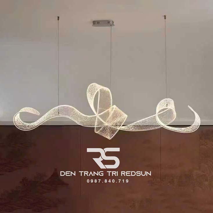 Đèn Thả Hiện Đại Dáng Dải Lụa Acrylic Kiểu Mới Phong Cách Bắc Âu DC-T104