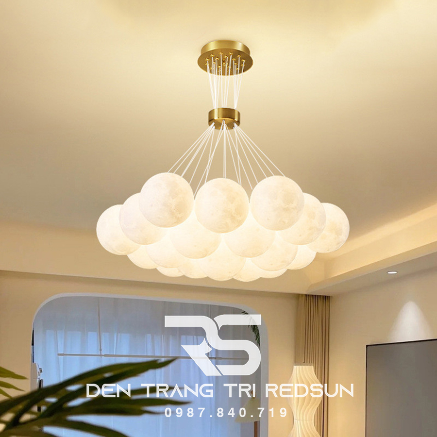 Đèn Chùm Phòng Khách Hiện Đại Bắc Âu Bong Bóng DC-L057