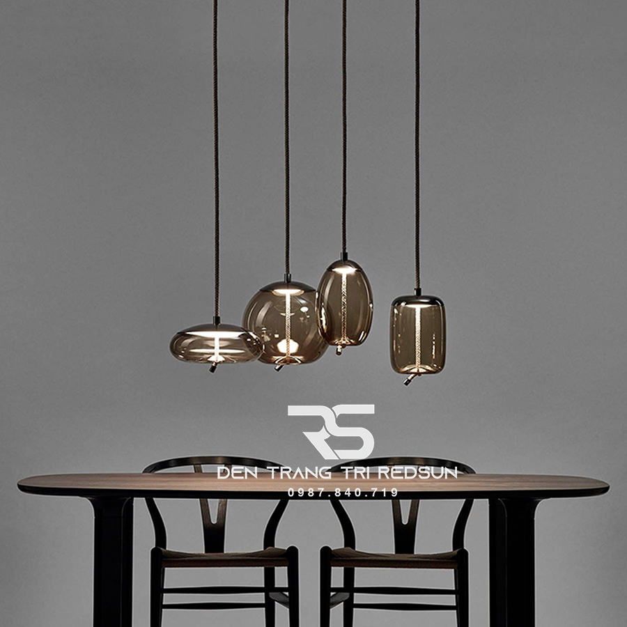Đèn Thả Bàn Ăn Hiện Đại Bắc Âu Choá Thuỷ Tinh CDT-T035
