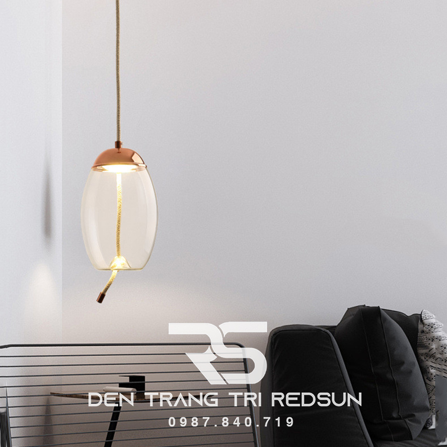 Đèn Thả Bàn Ăn Hiện Đại Bắc Âu Choá Thuỷ Tinh CDT-T032