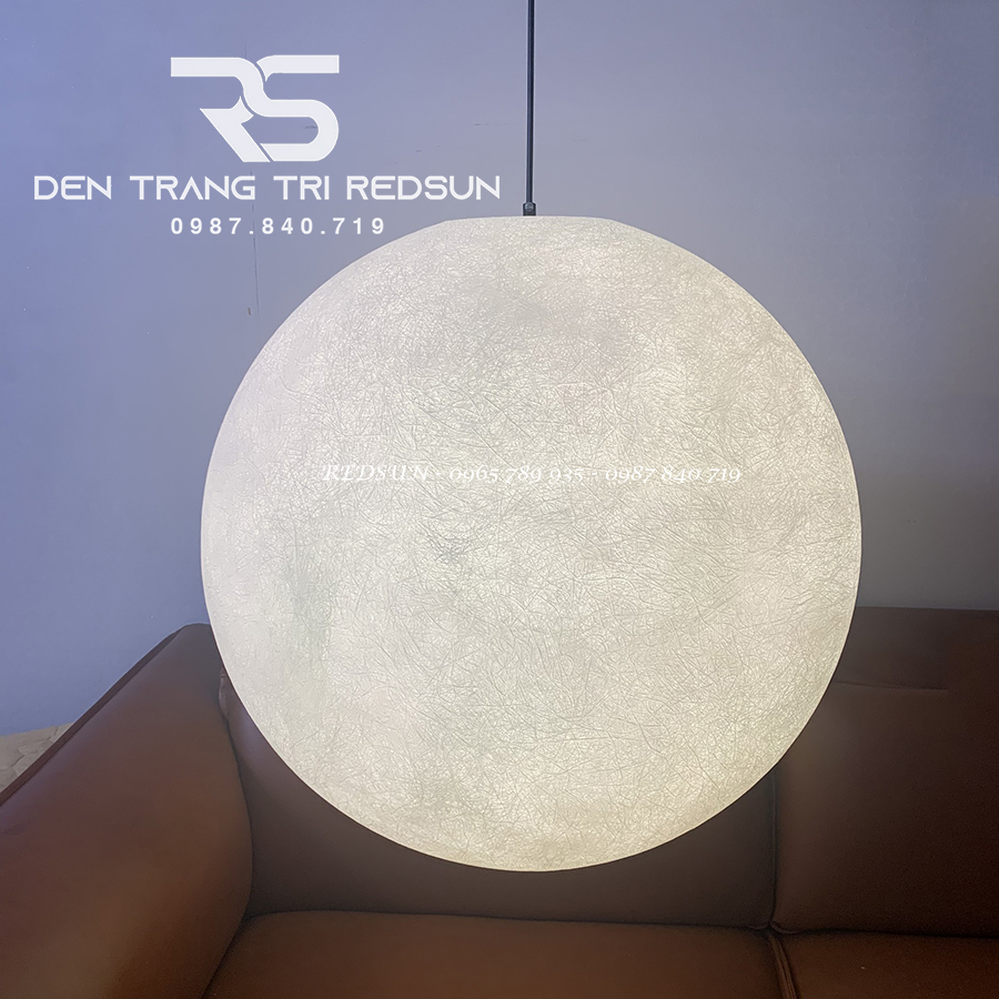 Đèn Thả Trần Hiện Đại Bắc Âu Mặt Trăng Chất Liệu Composite CDT-T014