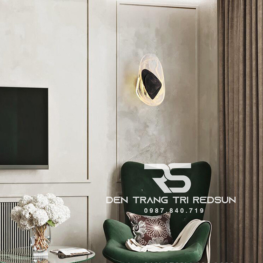 Đèn Tường Trang Trí Phòng Khách, Phòng Ngủ, Cầu Thang Phong Cách Bắc Âu Chất Liệu Pha Lê DT-118