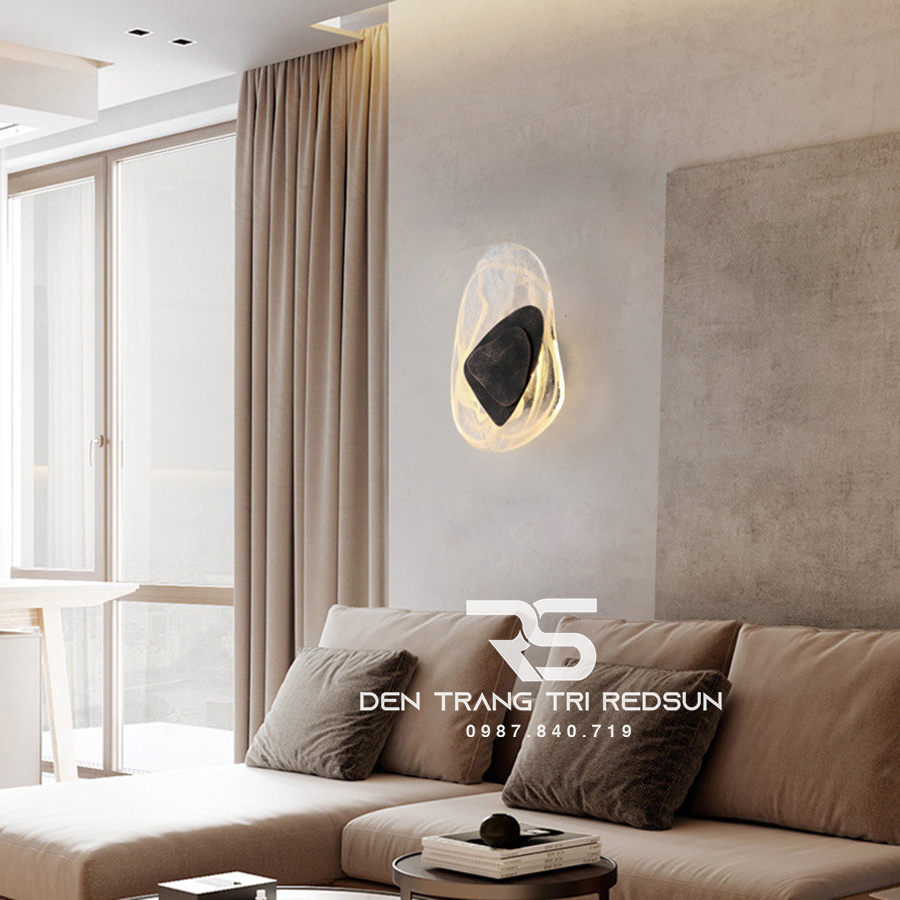 Đèn Tường Trang Trí Phòng Khách, Phòng Ngủ, Cầu Thang Phong Cách Bắc Âu Chất Liệu Pha Lê DT-118