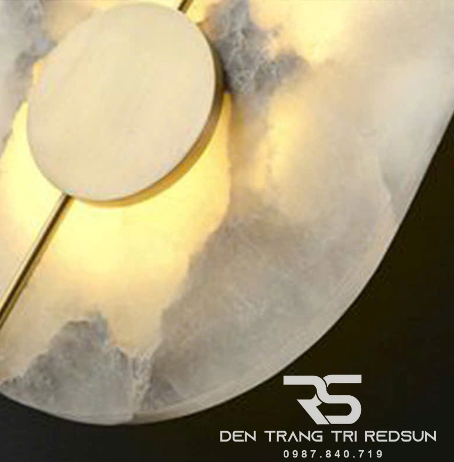 Đèn Tường Trang Trí Phòng Khách, Phòng Ngủ, Cầu Thang Phong Cách Bắc Âu Chất Liệu Đá Cẩm Thạch DT-1043