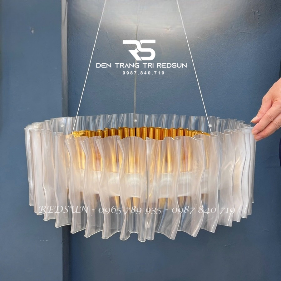 Đèn Chùm Phòng Khách Hiện Đại Phong Cách Bắc Âu Chất Liệu Acrylic DC-L046