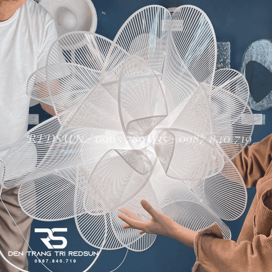 Đèn Thả Trần Hiện Đại Bắc Âu Chất Liệu Acrylic DC-L043