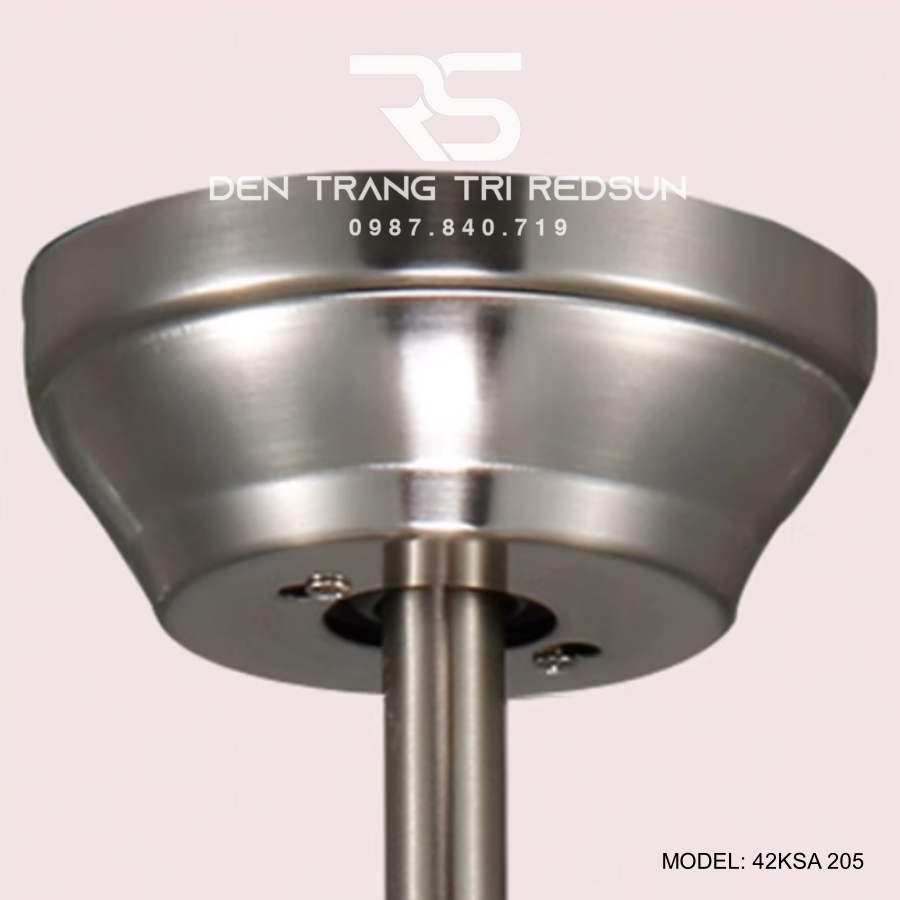 Quạt Trần Đèn Cánh Cụp Xòe Trang Trí Phòng Khách, Phòng Ngủ - 42KSA 205