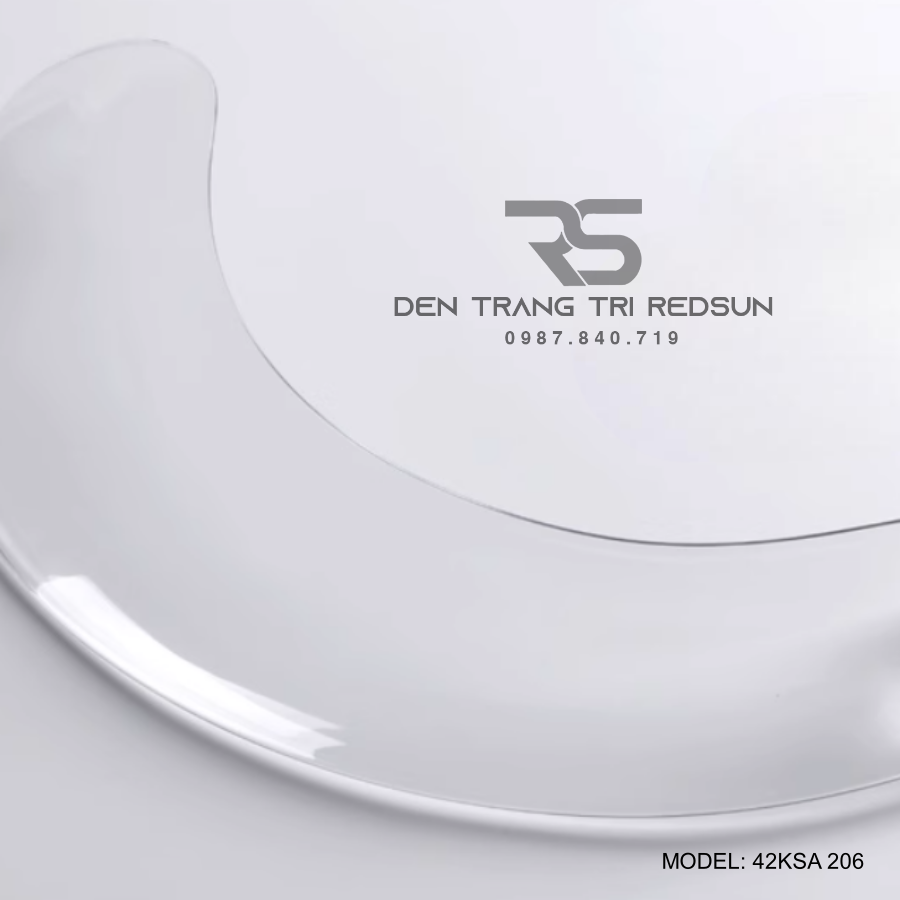 Quạt Trần Đèn Cánh Cụp Xòe Trang Trí Phòng Khách, Phòng Ngủ - 42KSA 206