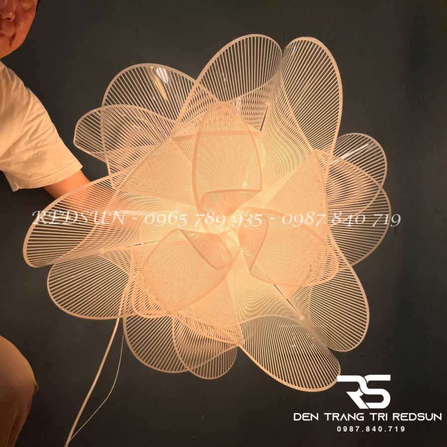 Đèn Thả Trần Hiện Đại Bắc Âu Chất Liệu Acrylic DC-L043